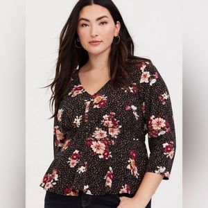 Torrid peplum chablis corset top Size 2 / 2X / 18-20